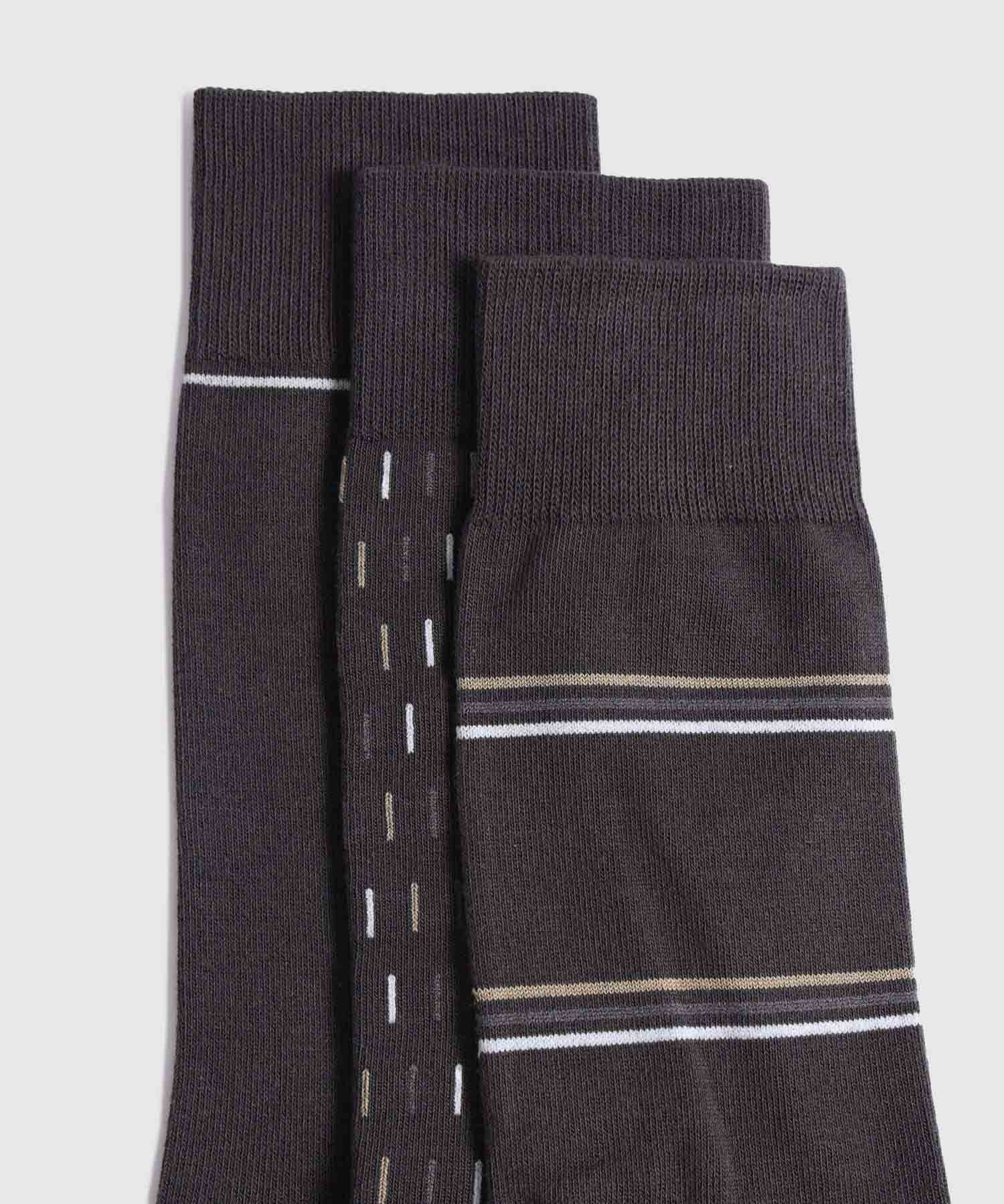Pack X3 Medias Caña Larga Estampadas