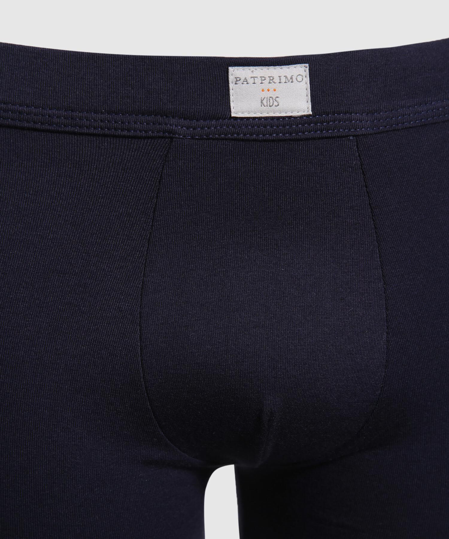 Pantaloncillo Boxer Unicolor En Algodon Encarterado