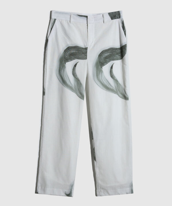 Pantalón Lino Estampado