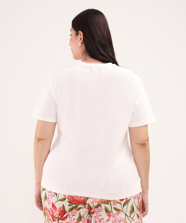 Camiseta Unicolor Con Screen