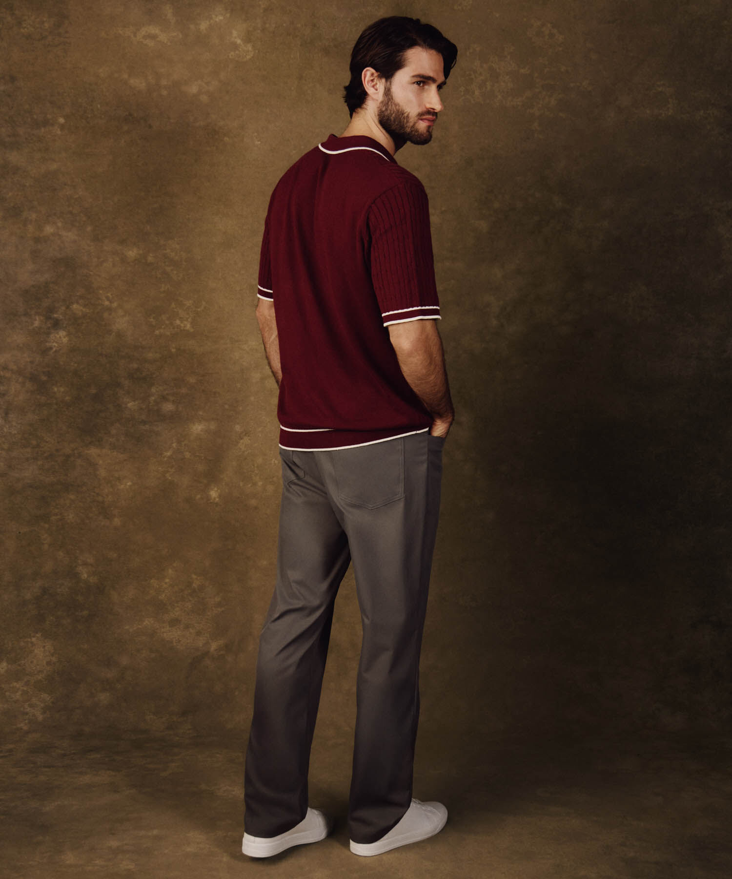 Pantal&oacute;n Casual Regular Fit Para Hombre