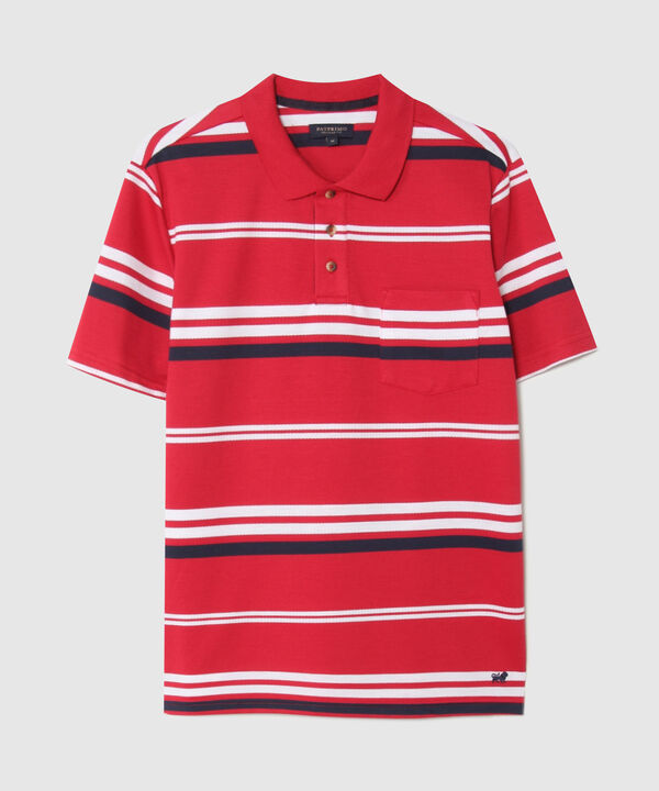 Polo a Rayas con Bolsillo