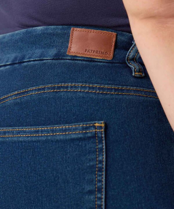 Jean Tiro Alto para Mujer Curvy