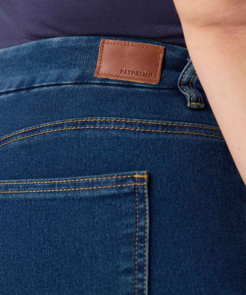 Jean Tiro Alto para Mujer Curvy