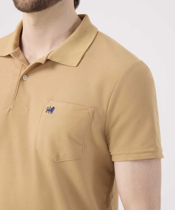 Polo Unicolor Con Bolsillo  image number null