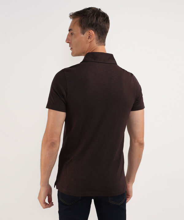 Polo Unicolor Cuello Maquina