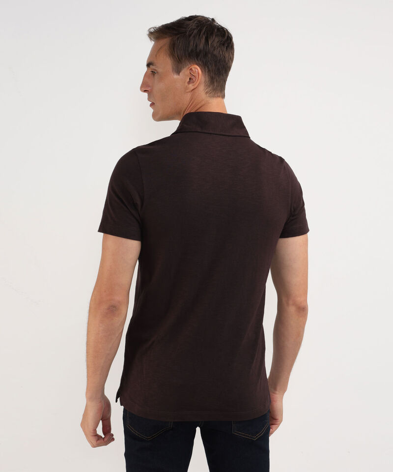 Polo Unicolor Cuello Maquina