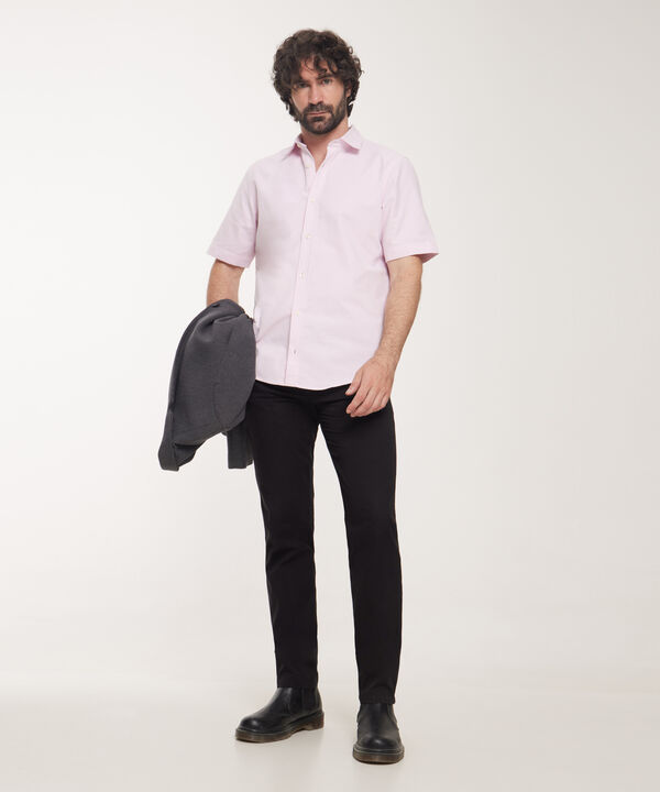 Camisa Manga Corta Oxford