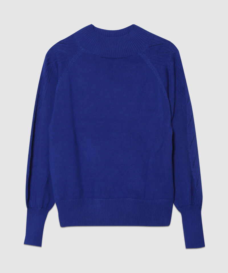 Saco Manga Larga Con Cuello Redondo