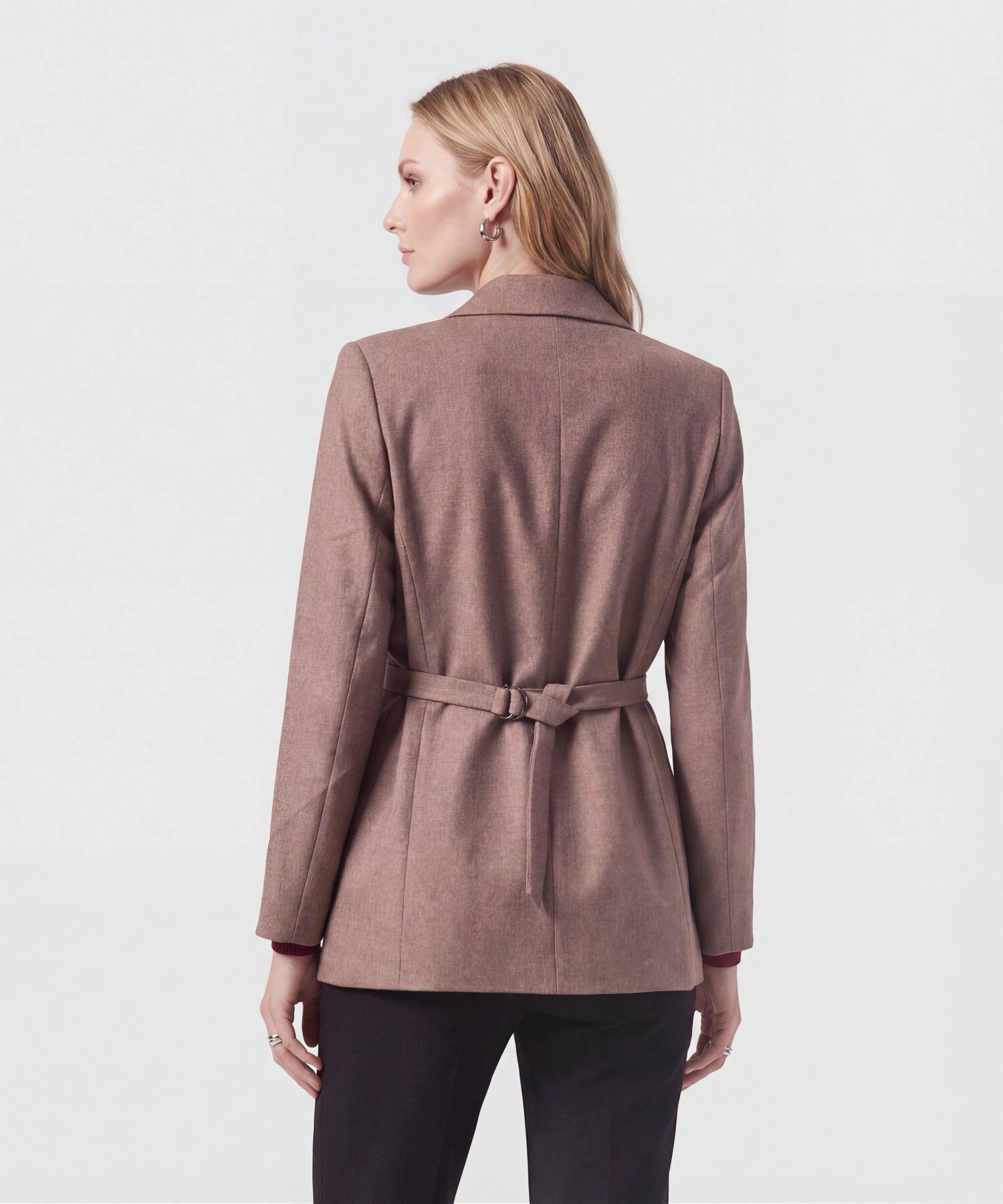 Blazer Cl&aacute;sico Con Un Solo Bot&oacute;n Para Mujer