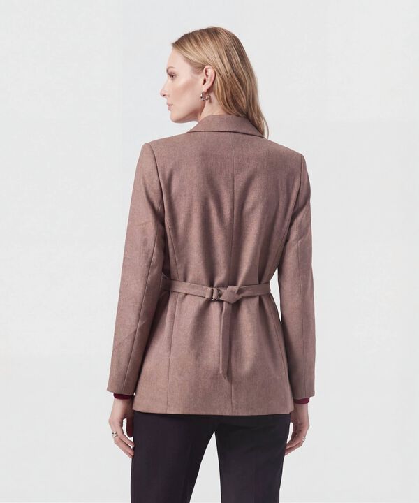 Blazer Cl&aacute;sico Con Un Solo Bot&oacute;n Para Mujer