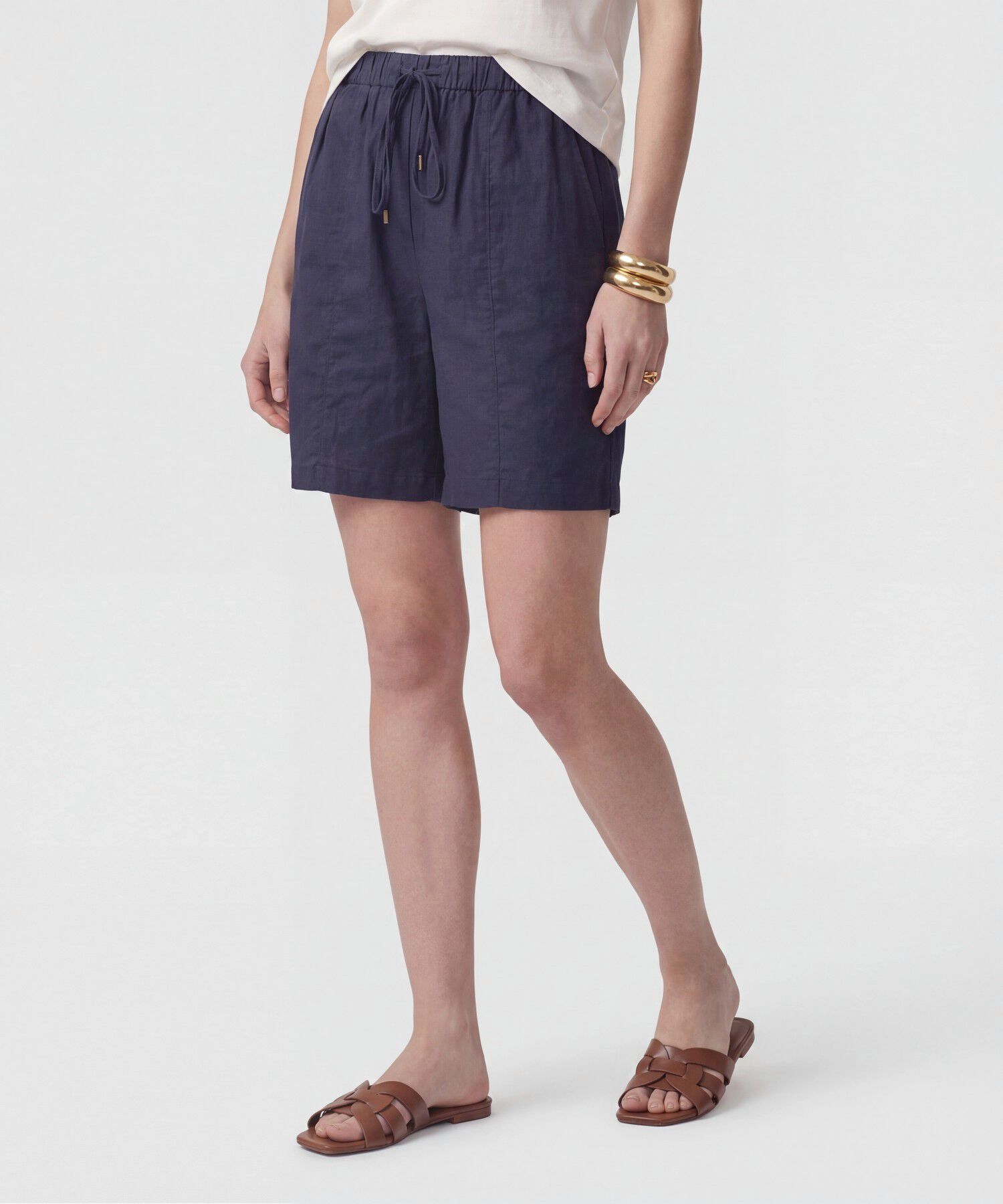 Bermuda De Silueta Fluida Para Mujer