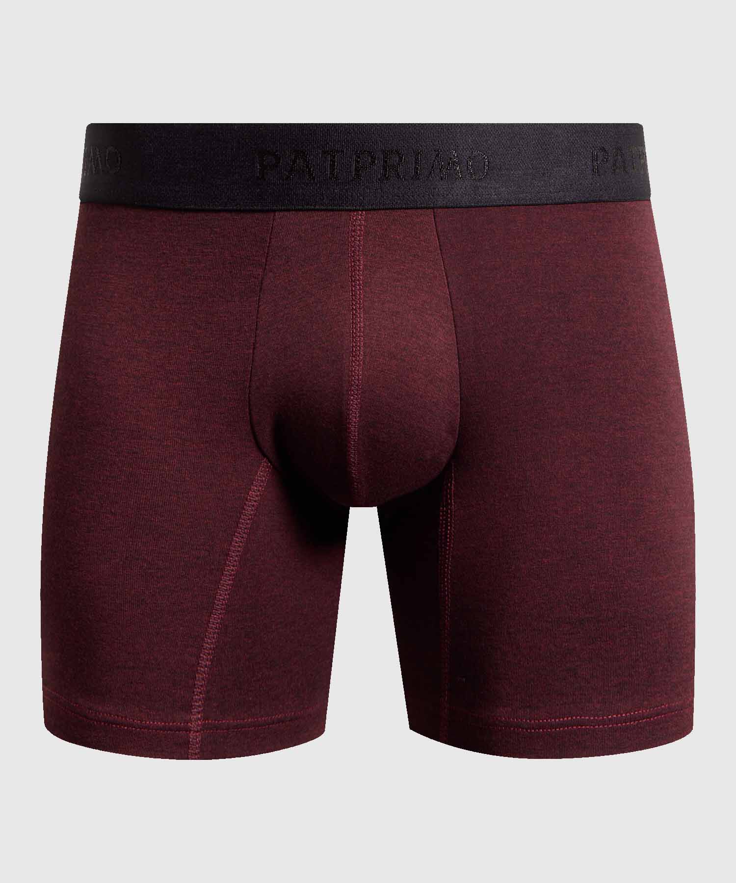 Set x5 B&oacute;xers Largos Ergon&oacute;micos con Detalles para Hombre