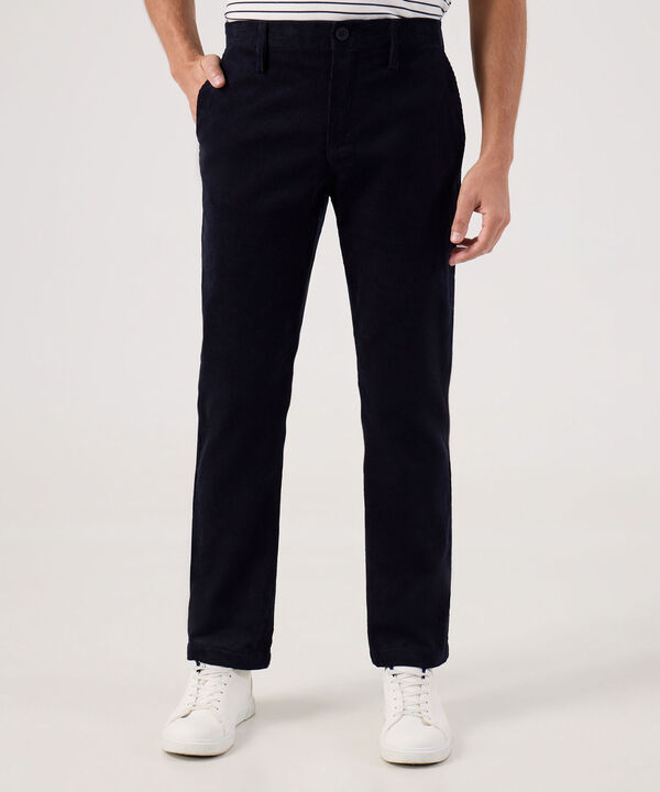 Pantalon Unicolor En Pana image number null