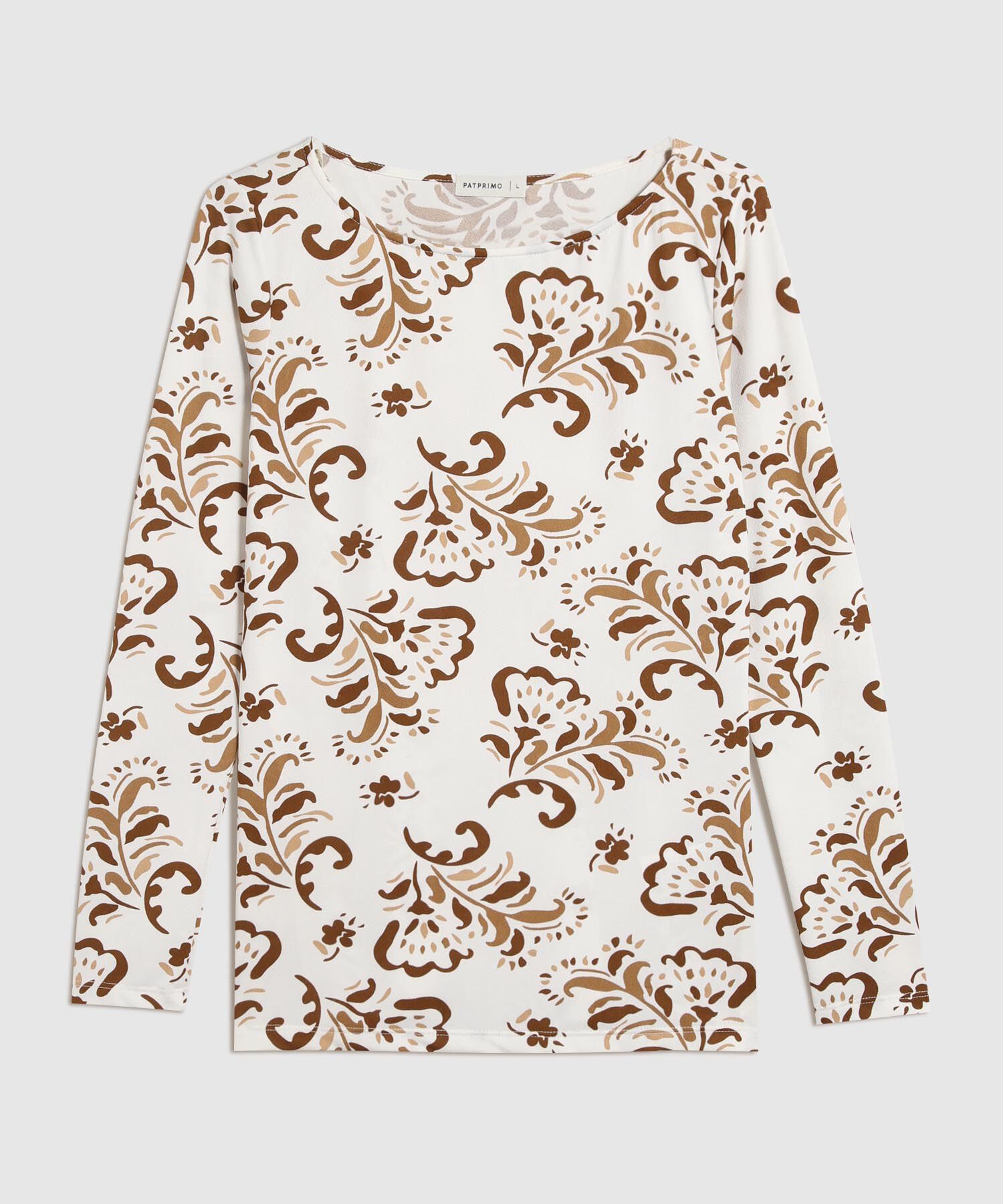 Camiseta Manga Larga Estampada 