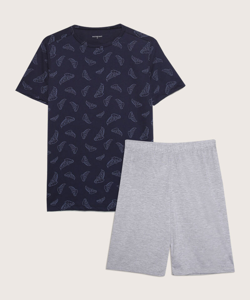 Pijama Camiseta Estampada