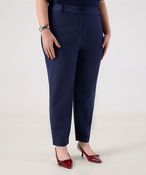 Pantal&oacute;n Clasico Unicolor para Mujer Curvy image number null