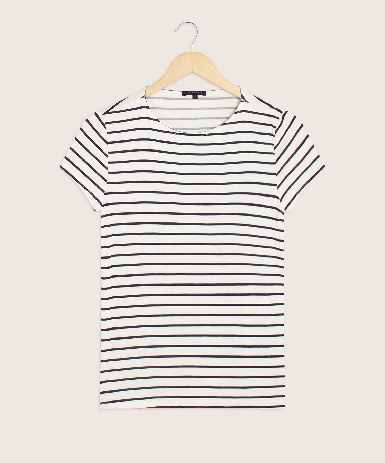 Camiseta Escote Redondo Negro