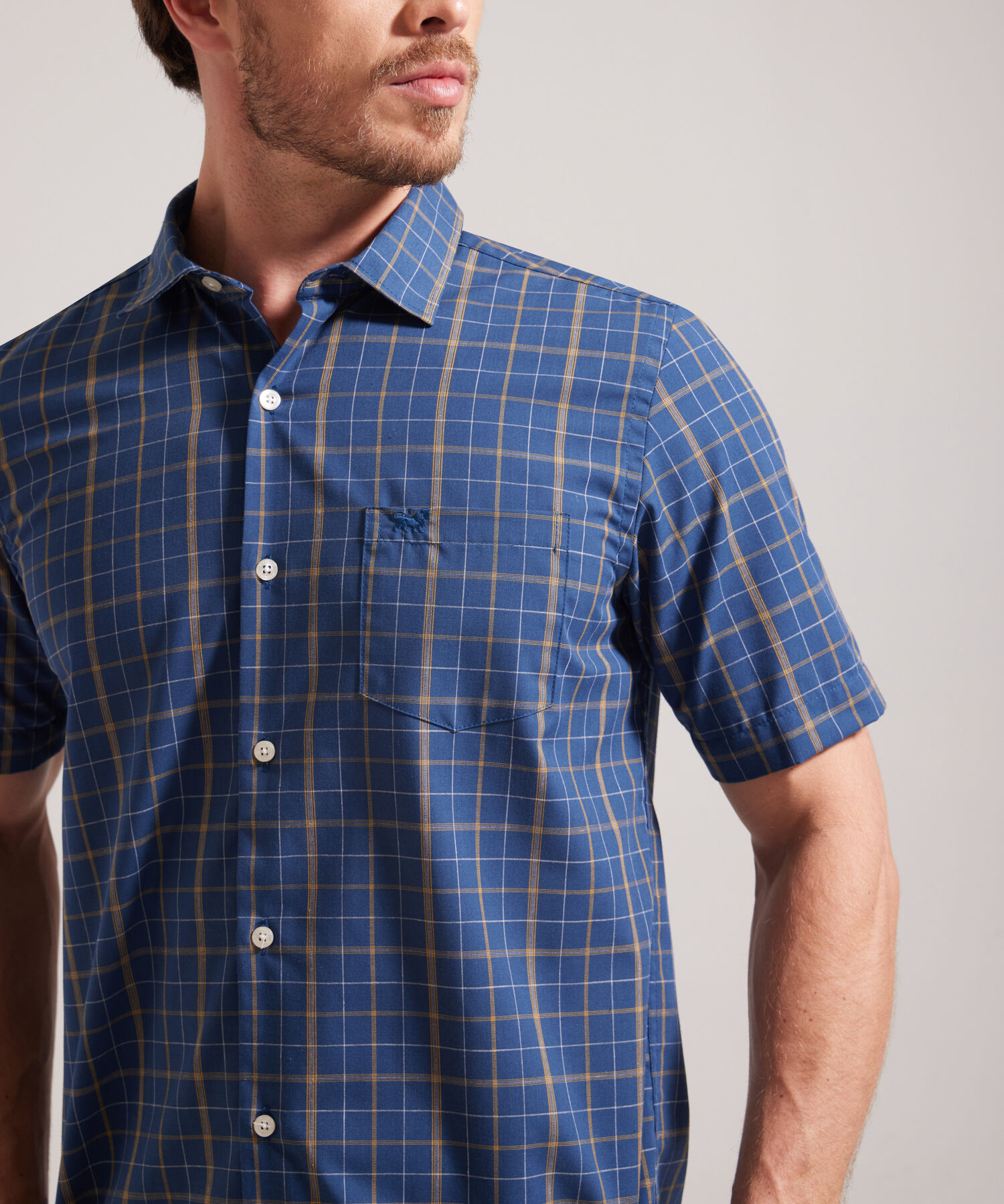 Camisa Preteñida A Cuadros