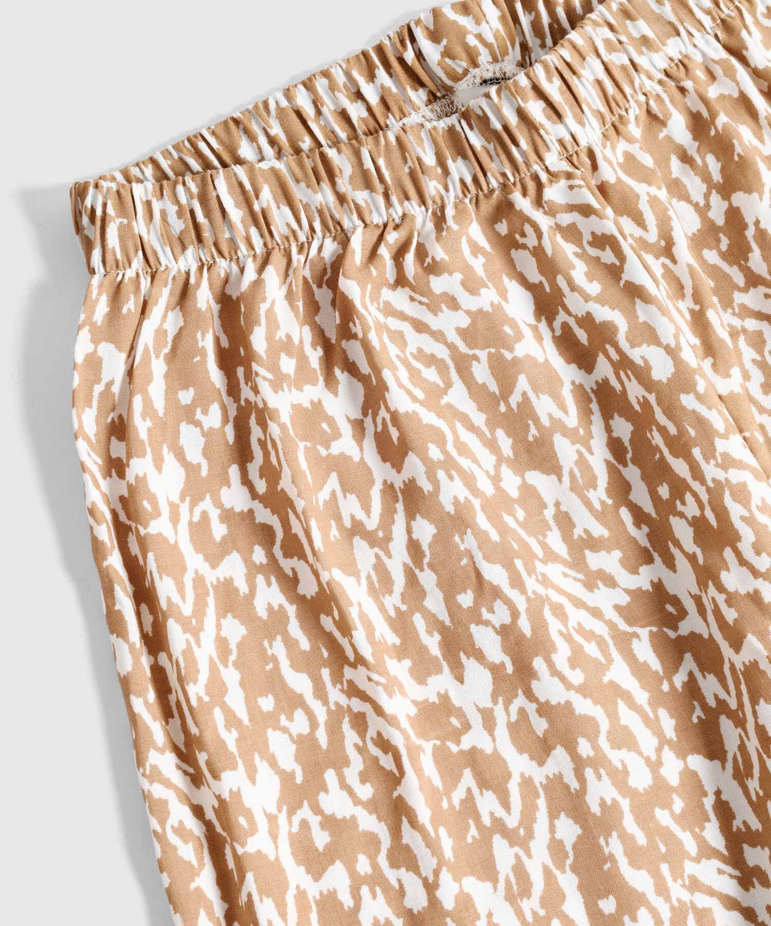 Pijama De Pantal&oacute;n Y Cuello Redondo Mujer