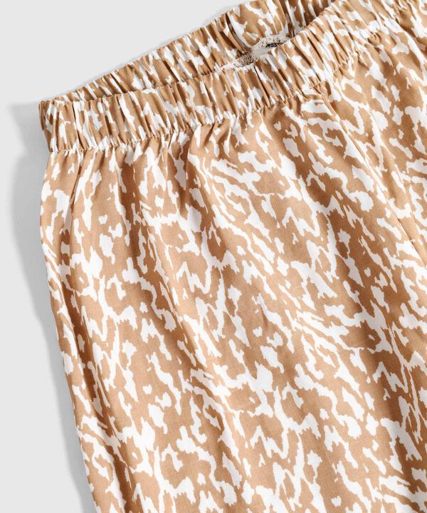 Pijama De Pantal&oacute;n Y Cuello Redondo Mujer