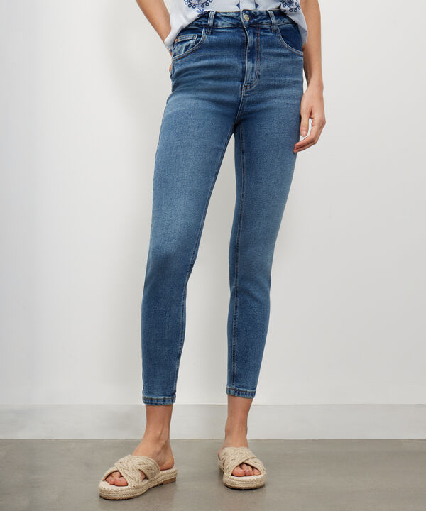 Jean Esencial Skinny Med Blue image number null