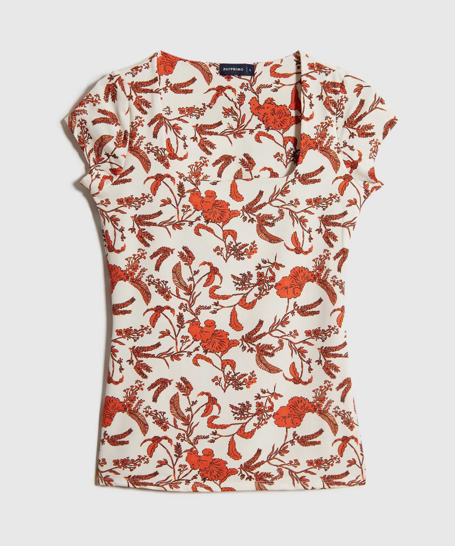 Blusa Estampado Botánico