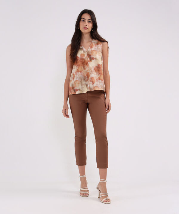 Blusa Estampada Manga Sisa image number null