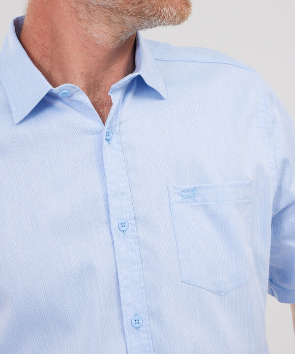 Camisa Manga Corta Con Bolsillo