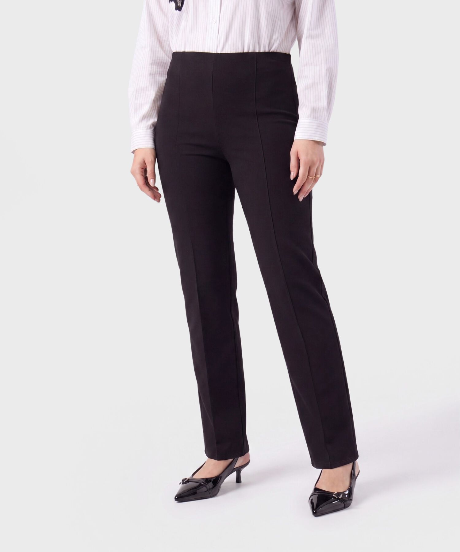 Leggings De Corte Recto Para Mujer