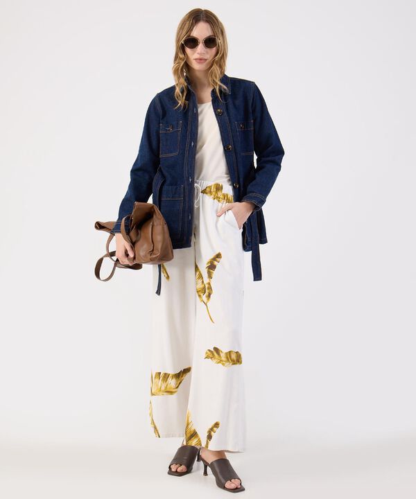 Pantalón Palazzo Estampado image number null