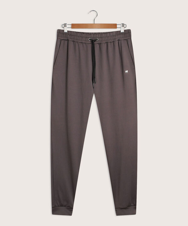 Pantalón Jogger Punto Unicolor Con Bolsillos, Cordón Ajustable Y Elástico Interno, Sport Líneas Patprimo