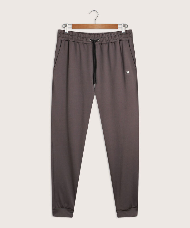 Pantalón Jogger Punto Unicolor Con Bolsillos, Cordón Ajustable Y Elástico Interno, Sport Líneas Patprimo