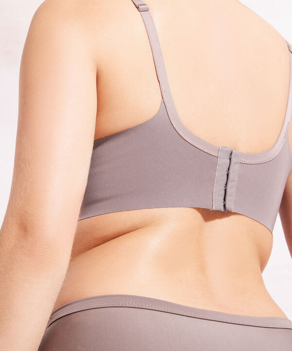 Brasier Copa Entera Unicolor Talle Largo