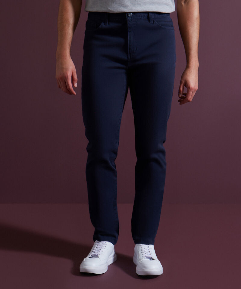 Pantalón 5 Bolsillos Unicolor Esencial