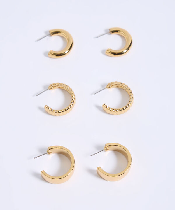 Aretes Set X 3 Pares Ref, Kf241-0772-1