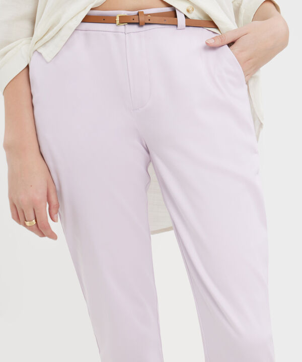 Pantalon Basico Bolsillos Diagonal