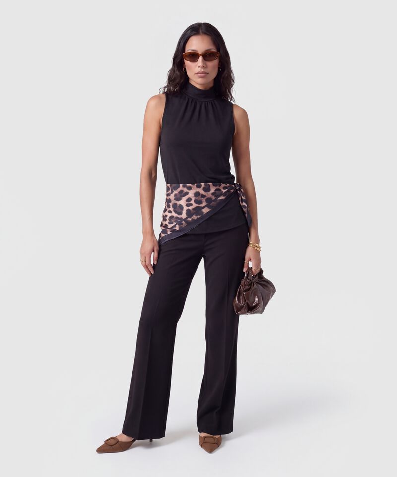 Pantal&oacute;n Bota Semiacampanada Para Mujer