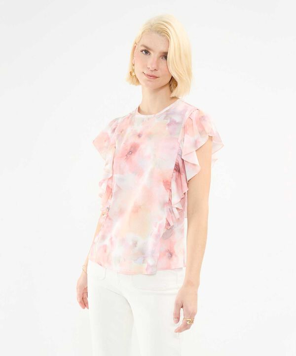 Blusa Estampada con Boleros image number null