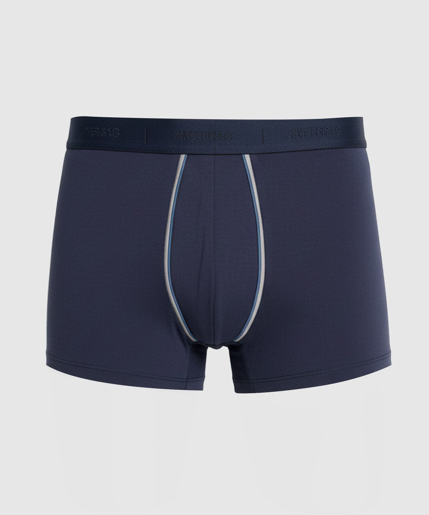 B&oacute;xer Ajustado Con Vivo En Contraste Hombre