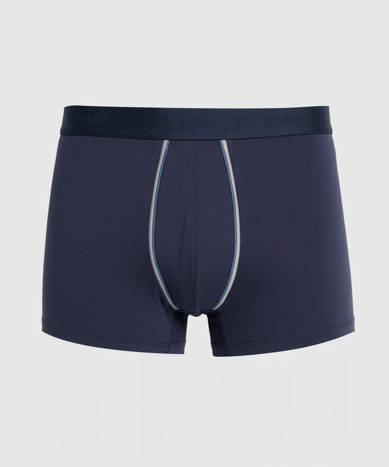 B&oacute;xer Ajustado Con Vivo En Contraste Hombre