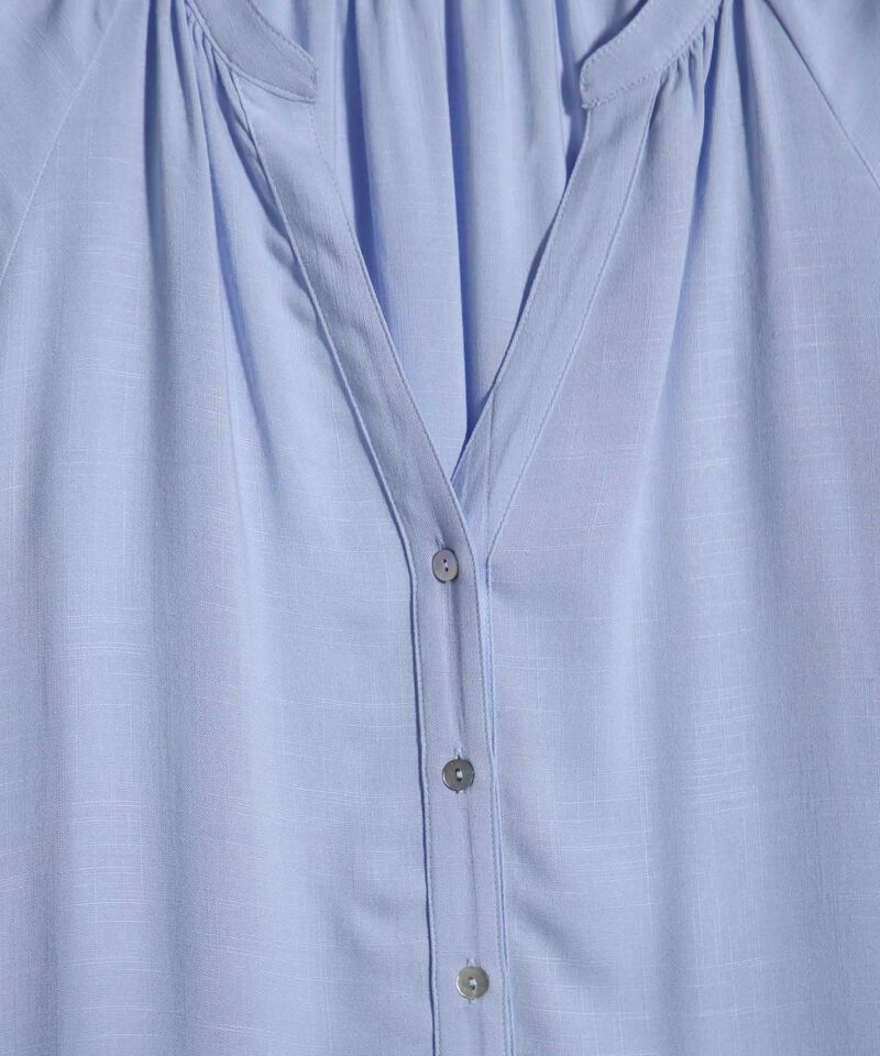 Blusa Manga Tres Cuartos Cuello Neru Unicolor