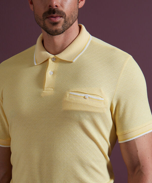 Polo Cuello Tejido Sin Banda image number null