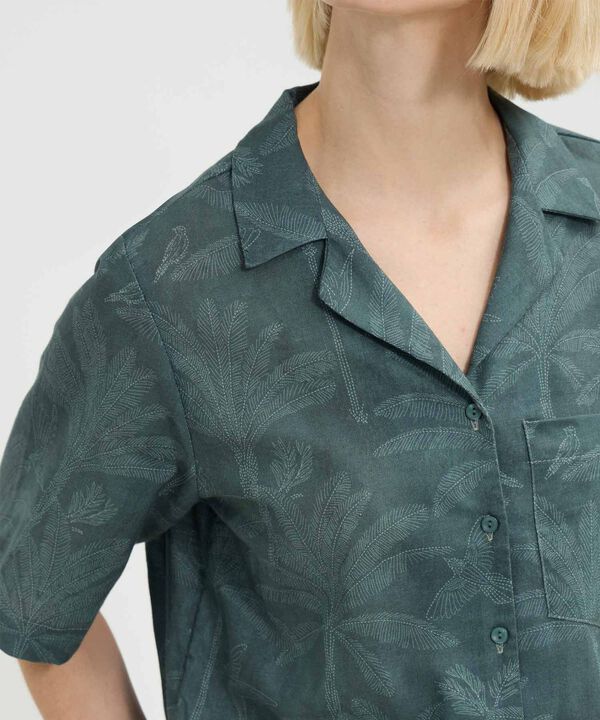 Camisa Manga Corta Estampada image number null