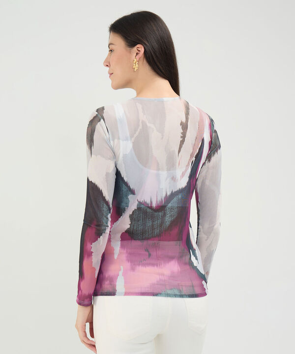 Camiseta Estampada Manga Larga