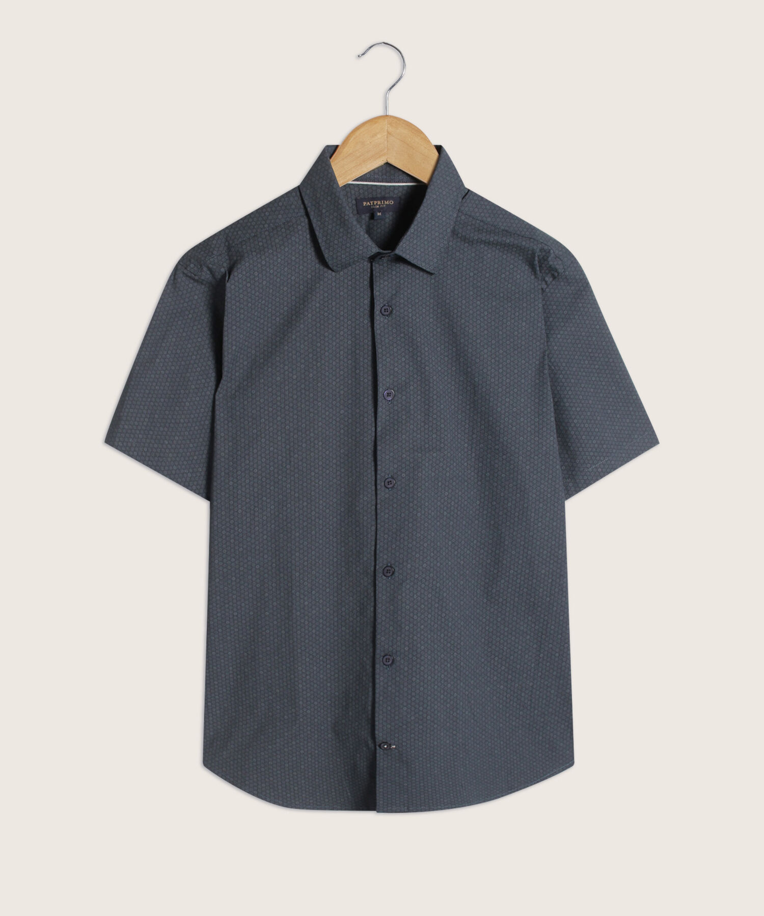 Camisa Estampada Manga Corta