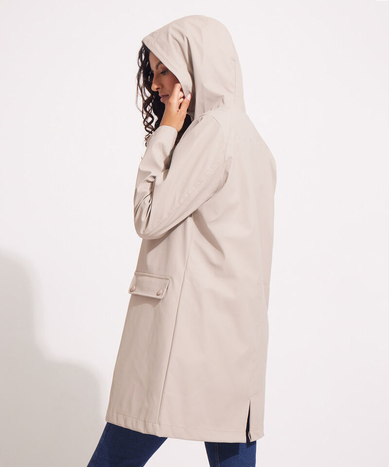 Chaqueta Con Capota Tipo Parka
