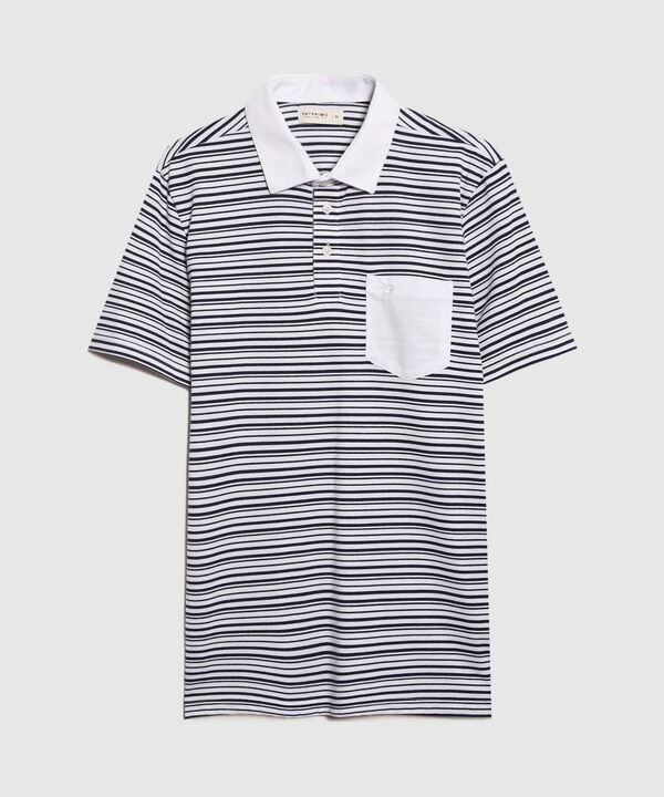 Polo Cuello Duro con Franjas image number null
