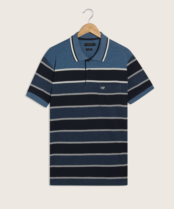 Polo Cuello Tejido  Preteñido
