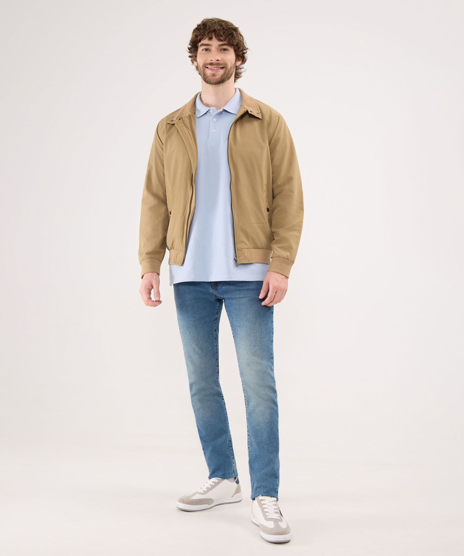 Chaqueta Bomber Cuello Alto
